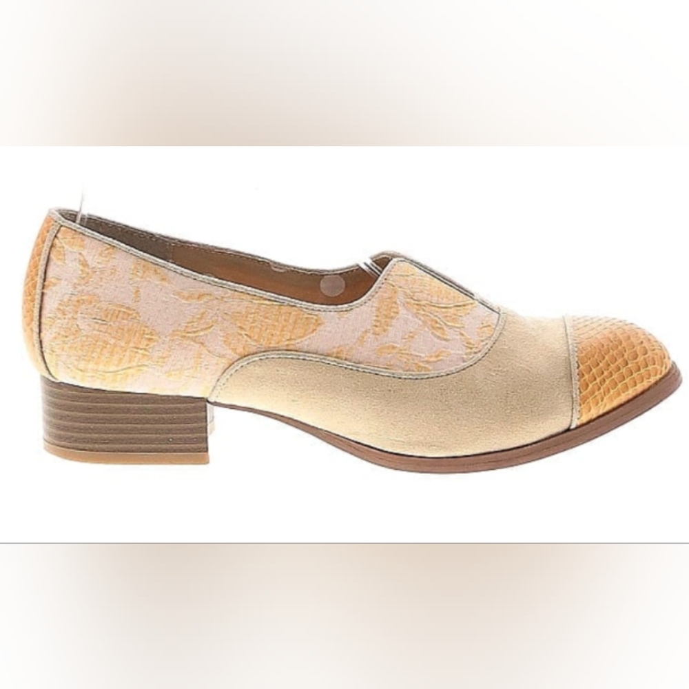 Ruby Shoo Elegant Beige and Tan Women's Loafers